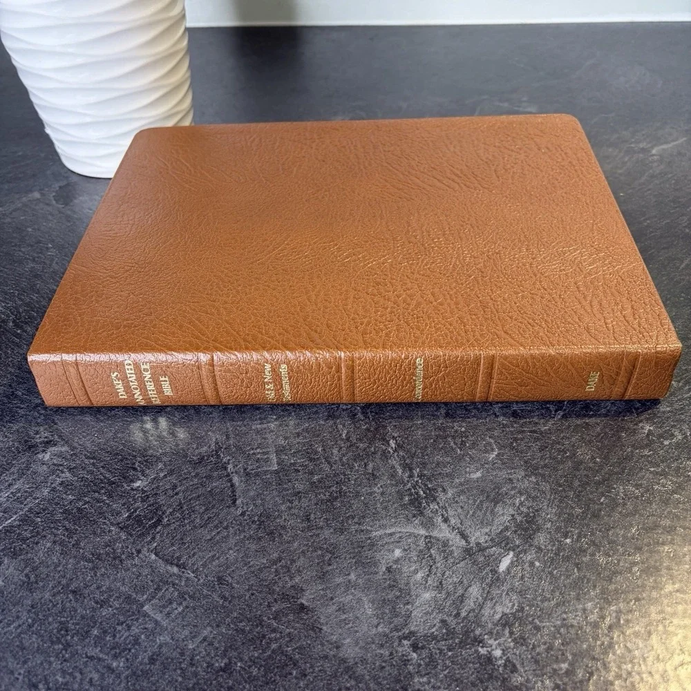 Dake's Annotated Reference Bible KJV Large Note Genuine Leather 5th Print 1987